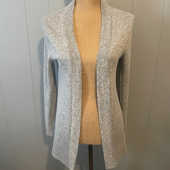 Market & Spruce Grey Open Cardigan Size Medium - Picture 1 of 4